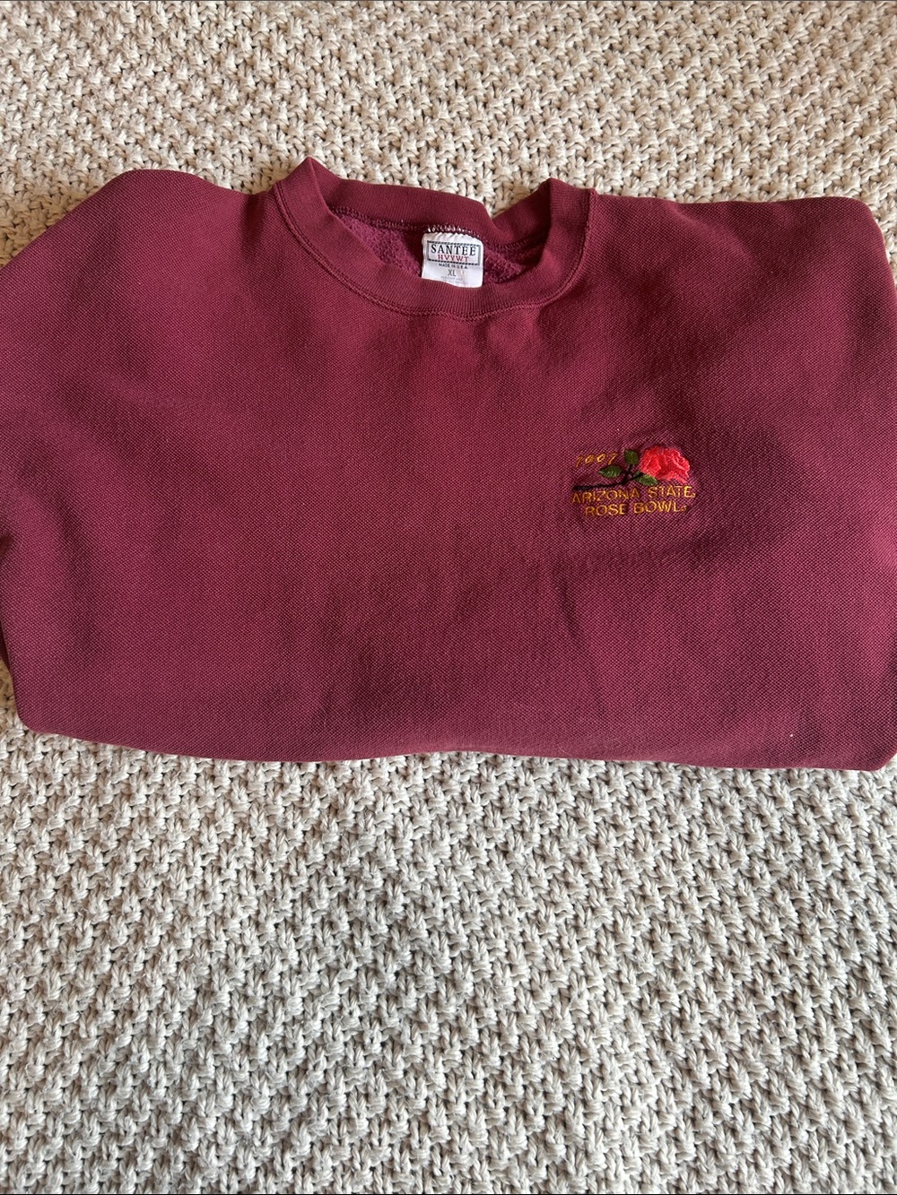 Vintage Arizona State Rose Bowl 1997 Crewneck Sweatshirt.